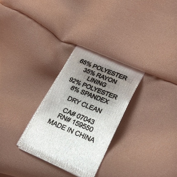 House of Harlow 1960 Blush Pink Jacquard Blazer Size Medium - Picture 5 of 5